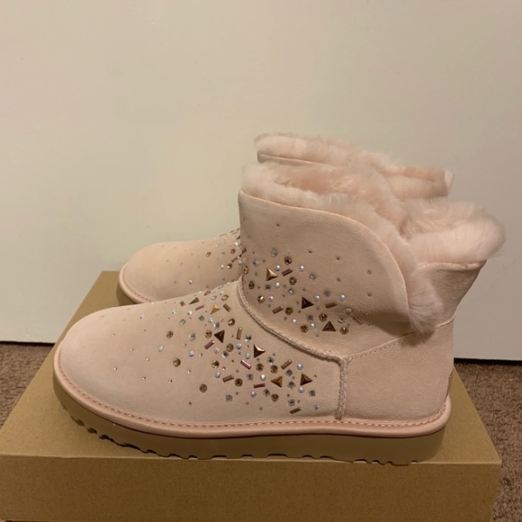 UGG Shoes - NIB UGG Classic Galaxy Bling Mini Boots